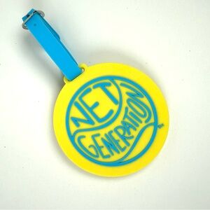 US Open Tennis Championship Swag USTA Net Generation Vinyl Luggage ID Tag NEW